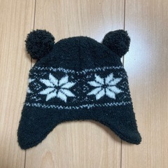 ベビー　帽子　ニット帽　くま耳