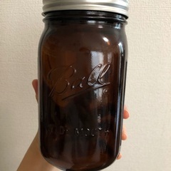 🇺🇸ボールビンテージメイソンジャー32ozアンバー10個【ワイド...