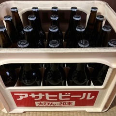 【お取引中】
瓶ビール大瓶20本と缶ビール３本