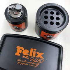 Wa1476 Felix ライター灰皿セット ※動作未チェック現状の画像