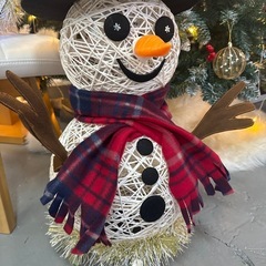 手作りのスノーマン　の画像