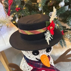 手作りのスノーマン　の画像