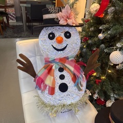 手作りのスノーマン　の画像