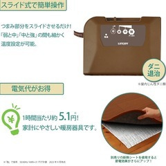 フローリング調ホットカーペットの画像