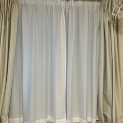 丈198cmカーテン、レースカーテン2点(4枚)セットの画像