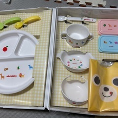 ミキハウス 離乳食テーブルウェアセット 新品未使用