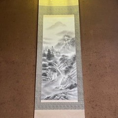 掛け軸 水墨山水