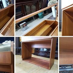 【ｋ46　デンマーク　チーク材　　ヴィンテージ コンフォート　Komfort　バニティ　ドレッサー　テーブル　北欧家具】の画像