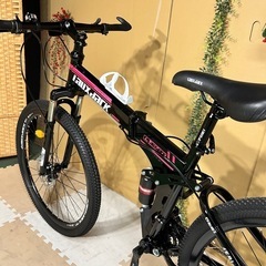 No.324 LAUXJACK折りたたみマウンテンバイクフレーム40cm整備済み No.324 LAUXJACK折りたたみマウンテンバイクフレーム40cm整備済み26