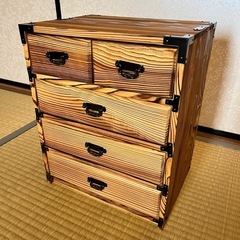 整理箱 焼杉
