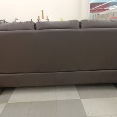 ★ジモティ割あり★  3人掛けソファー ブラウン H96×D80×W182 クリーニング済み TC2360の画像