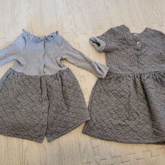 PETIT BATEAU プティ ワンピース 姉妹 80 85 110 115の画像