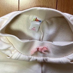 海外服　未使用　女の子　もこもこパーカー&スウェットパンツセット　110cmの画像