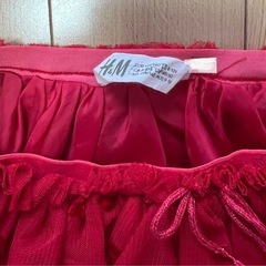 女の子　シャツ&スカート(H&M)セット　140cmの画像