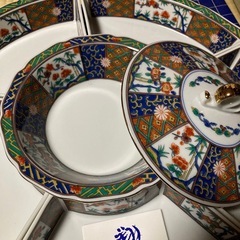 【新品未使用】美濃焼　回転オードブル皿38cm　翔山窯　第一陶器　お正月やお祝いに◎の画像