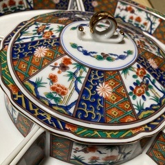 【新品未使用】美濃焼　回転オードブル皿38cm　翔山窯　第一陶器　お正月やお祝いに◎の画像