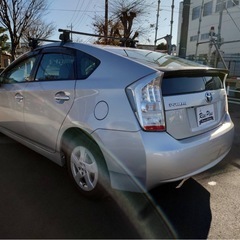 総額42万円 トヨタ プリウス 5D L車検 7年12月 機関良好 オートライト ステアリングスイッチ 7万km台ナビ ワンセグ Bカメ ETC ルーフレールの画像