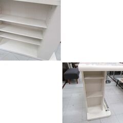 バーカウンター 幅135×奥行52×高さ86cm ニトリ パース135 ホワイト