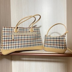 【美品】ブランド不明　トートバッグ・ミニハンドバッグセット