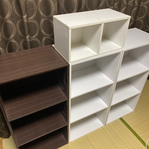 カラーボックス　4個セット
