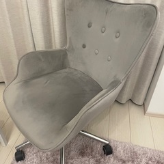 LOWYA パソコンチェア ライトグレー
