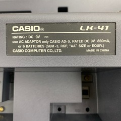 LK-41 CASIO 電子キーボード　※2400010461002の画像