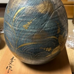 　　値下げ  
京焼（清水焼）正文作  壺