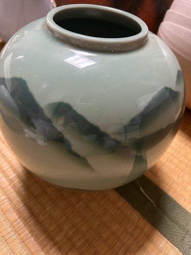 九谷　寿峰作  壺