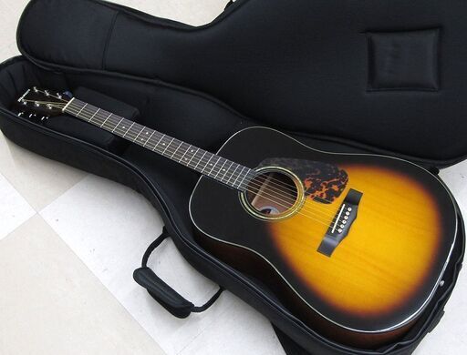Morris モーリス アコースティックギター M-12TS ギグケース付属 中古品 現状品