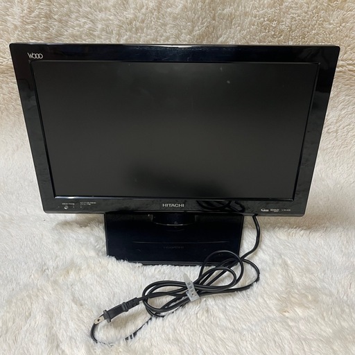 HITACHI 小型テレビ WOOO リモコン無し 動作確認済み