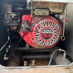 明治 エンジンコンプレッサー　APE-26A 2.6PS 6L 工具 DIY MEIJI　エアーコンプレッサー ガソリンエンジン　HONDAの画像