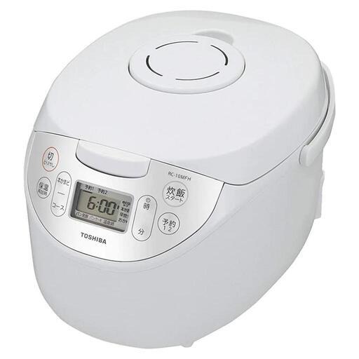 決定　美品! 東芝 炊飯器 5.5合 マイコン 銅コート 釜 ホワイト