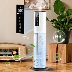 加湿器 大容量 8L 【48時間連続稼働】超音波加湿器 アロマ対...
