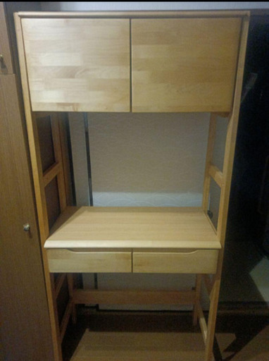 ニトリ キャビネット(アルナスCタイプ 80 LBR) 家具