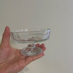 【受け渡し決まりました】デザート皿　グラス　5個