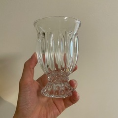 【受け渡し決まりました】廣田硝子　パフェグラス