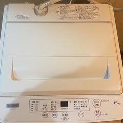 洗濯機　　決まりました