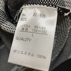 試着のみ　ニット　Lの画像