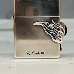 人気:ジッポライター Zippo R.Soul ブラックオニキス...