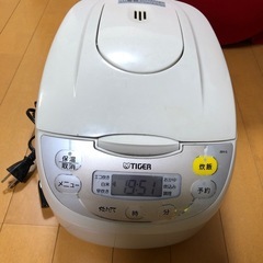 お取引中！Tigerの炊きたて炊飯器5.5合⭐︎難あり⭐︎よく説...