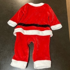 クリスマス サンタクロース ジャンク品(帽子のボンボン無し) 男の子 コスプレ 90cm　の画像