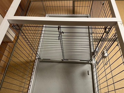 ペティオ (Petio) トイレのしつけが出来る ドッグルームサークル ホワイト