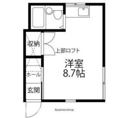 ★金沢大学付属病院近く　家賃1.9万　1R／21.20㎡★　◆家賃節約、通勤・通学アクセス至便、観光地に近いけれど、金沢らしくない街にあるアパートです。◆　★駐車場は近隣にあります★　◆金沢はバス路線が普通。徒歩4分で基幹路線のバス停◆ - 金沢市