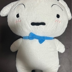 【ほぼ新品】クレヨンしんちゃん　シロ　ぬいぐるみ　おおきめ