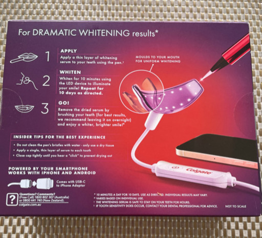 Colgate OPTIC WHITE Flexlight LED 新品