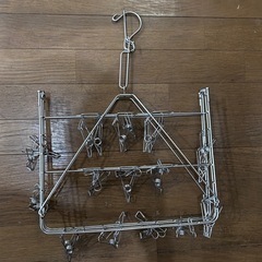 無印良品アルミ角型ピンチハンガー
