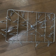 無印良品アルミ角型ピンチハンガーの画像