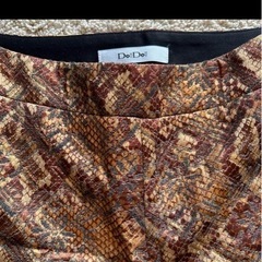 DouDou ショートパンツ　ブラウン系　ラメ混合　Mサイズの画像