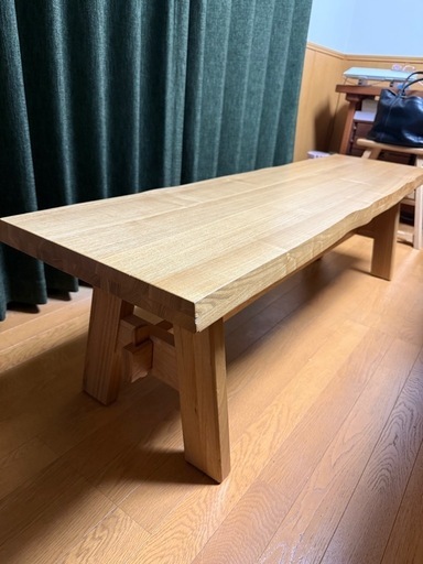 無垢材ベンチ　1500×420×390