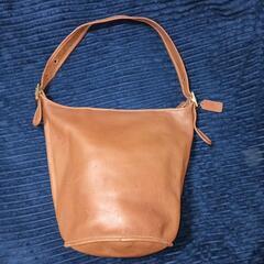 COACH☆バケツトートバッグ　本革　オールドコーチ　レザーショ...